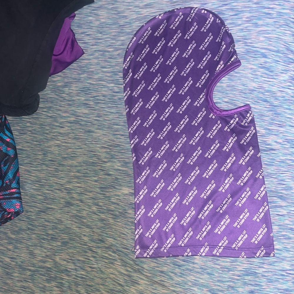 That’s A Awful Lot of cough syrup ski mask purple